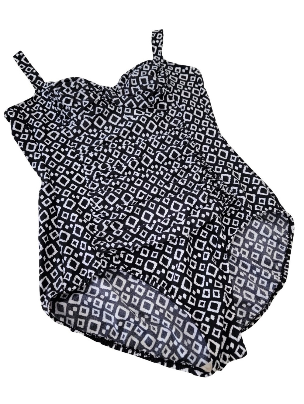 Miraclesuit Black White Geometric One Piece Swimsuit Size 16 (see measurements) - Picture 16 of 16
